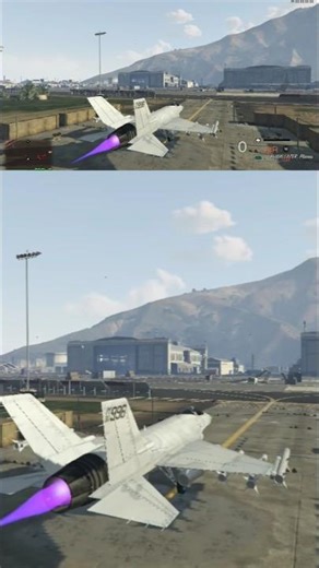 GTA 5 | Trevor Steals the P-996 Lazer Fighter Jet on His First Try! 🚀🔥 #ytfeed #shorts #ytshorts