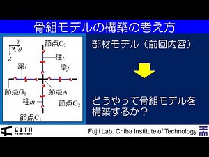 建築地震応答評価入門 07 骨組モデルの構築の考え方前半