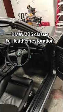 BMW 325 classic restored from trashy to classy. 😱😁