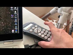 Stellarium telescope control with skywatcher HEQ5pro synscan handcontroller
