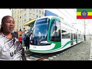 This is Africa’s First Light Rail Train in Addis Ababa Ethiopia 🇪🇹
