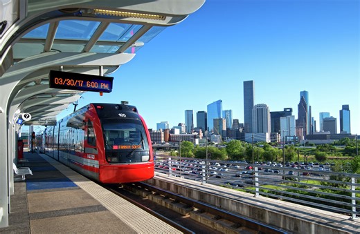 I'm obsessed with Houston METRO's new holiday trains