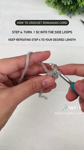 Easy Tutorial on Crocheting Romanian Cord