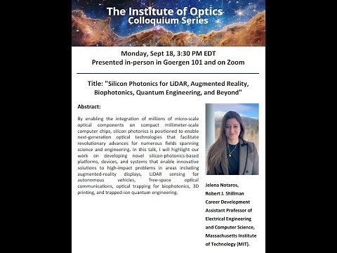 Silicon Photonics for LiDAR, Augmented Reality, Biophotonics, Quantum Engineering, and Beyond