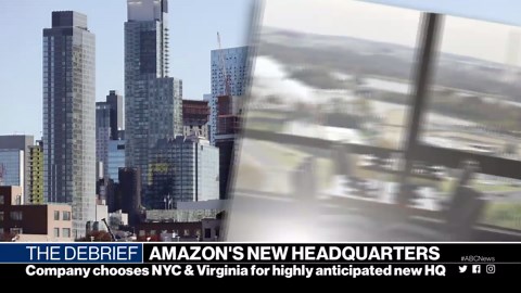 Amazon chooses New York City, Virginia as locations for new headquarters