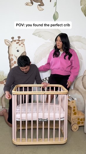 This crib is a game changer!! Nestig ✨ | Jackie Fernandez