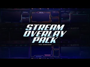 Stream Overlay Pack Free Download | Twitch Overlay Pack | Gaming Overlay Pack