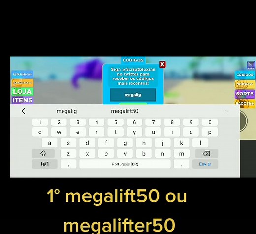 Códigos Atualizados do Muscle Legends 2024