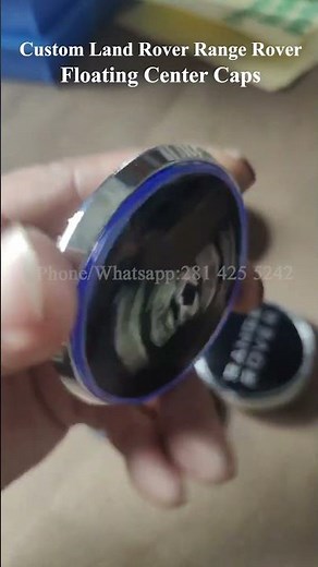 EXCLUSIVE Look: Custom Land Rover Range Rover Floating Center Caps!