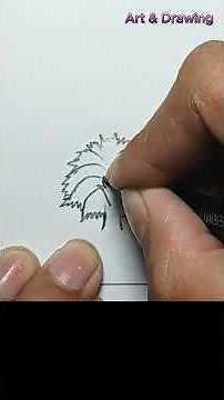 Easy Way to Draw a Palm Tree for Beginners | Step-by-Step Tutorial #youtube #art #artandcraft