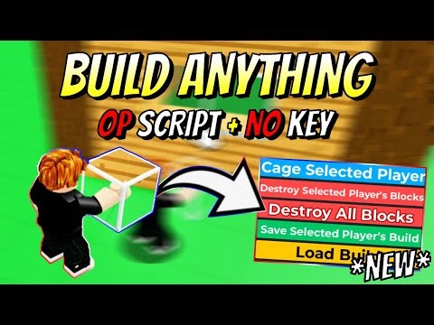 *NEW* Build Anything Script (DESTROY ALL, CAGE PLAYERS, SAVE AND LOAD PLAYER BUILDS) PASTEBIN