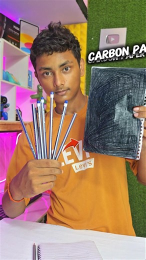 Making carbon paper using pencil ?