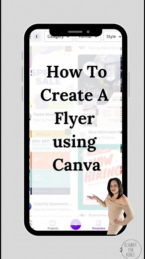 Hosting an event or having a sale and want to create a flyer? Then follow along to this easy to follow tutorial be sure to Save for later Share with a friend Follow me for more business helpful hacks made super easy Canva flyer templates could also be used for 1.event promotion 2.Product Launch 3.Workshop or Webinar 4.Charity ir Fundraiser 5.Restaurant Specials 6.Real Estate -listing or open house 7.Fitness or Wellness Class 8.Music or Art Class 9.Travel Specials 10.Seasonal sales Have fun with 