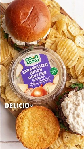 The Perfect Fall Dip: Caramelized Onion Gruyere Dip From Good Foods