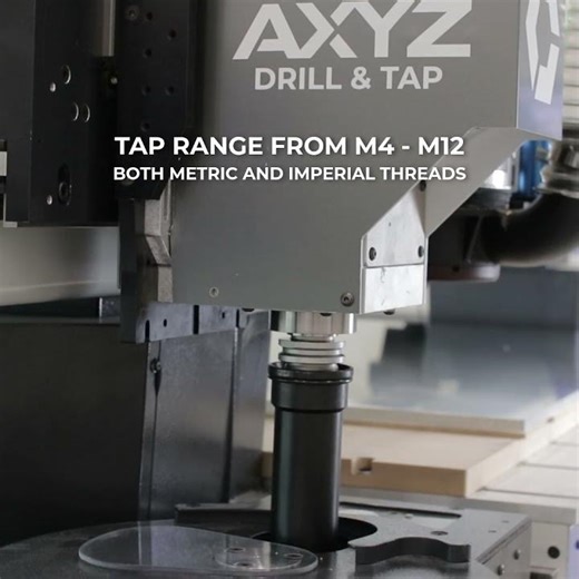 Drill + tap… automated.