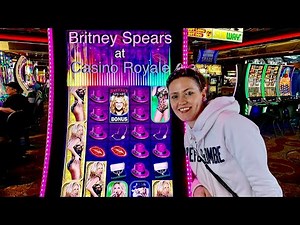 💜Britney Spears💜Slot Play at Casino Royale on The Strip #lasvegas #britneyspears #slotgirl