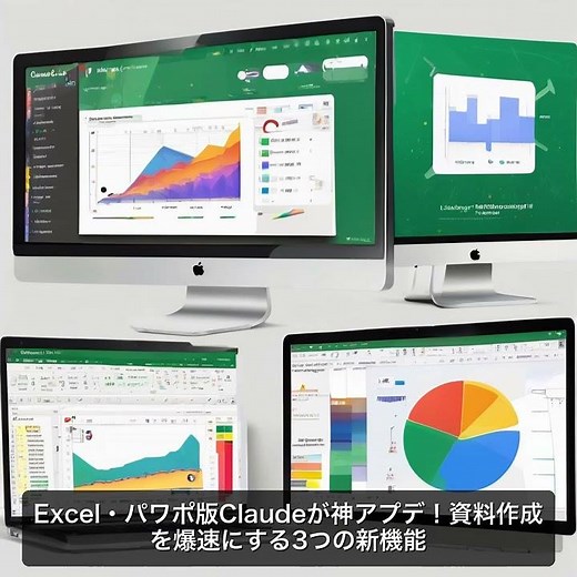 Excel・パワポ版Claudeが神アプデ！資料作成を爆速にする3つの新機能