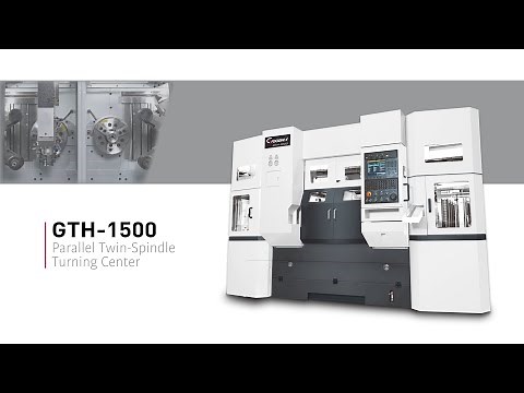 Twin Spindles, Twin Turrets Gantry Type Automatic System | GOODWAY GTH-1500 | CNC Turning Center