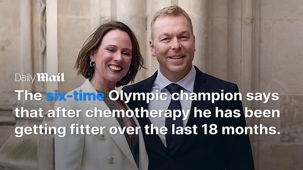 Sir Chris Hoy says his fitness is improving while battling cancer