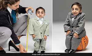 Watch: Iran's Afshin Ghaderzadeh Is Crowned The World's Shortest Man