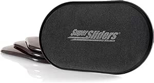 Super Sliders4724095N Reusable XL Heavy Furniture Movers for Carpet- Quickly and Easily Move Any Item, 9-1/2" x 5-3/4" Brown (4 Pack)