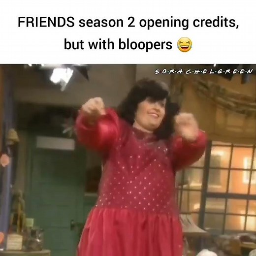 Friends season 2 opening credits with Bloopes 🤣