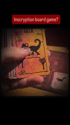 CrypticCrafter on Instagram: "The Inscryption board game is coming back on Feb 1st! Link in bio #Inscryption #boardgame #irl #creepy"