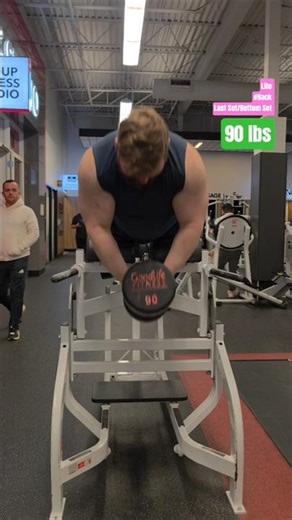90lbs Lumbar Extensions (Lite) | #fitness #shorts #back 💪