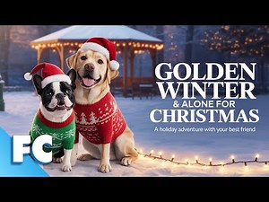 Golden Winter + Alone for Christmas | Full Free HD Christmas Dog Movie Compilation