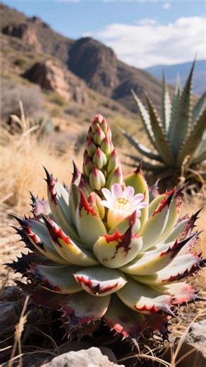 Echeveria agave｜#succulent #flowers #plants #ai #art｜SprezeLand | 張春風