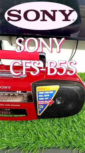 SONY CFS-B5S. Full working Tape Recorder, call at 7814782002. #sony #speaker #radio #retro #vintage
