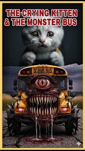 The Crying Kitten & The Monster Bus |#familyfriendly #kidsstory #cartoon #cartoonforkids #part3 #1m