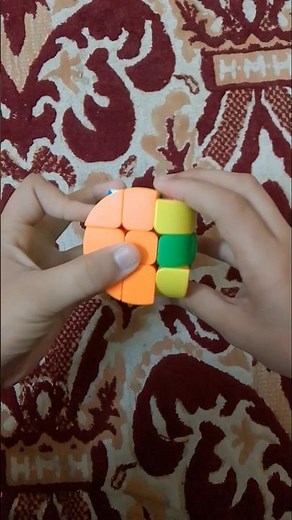 What a cylindrical cube trick? 😱😱😱😱😱 #algorithm #cubeconversation #puzzle #likeme #rubikscube