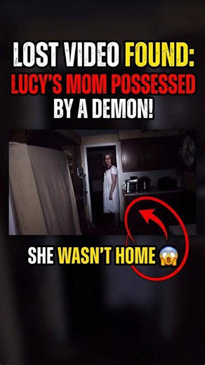 She saw her mother standing there, but she wasn't home 😨 #scary #ghost #caughtoncamera