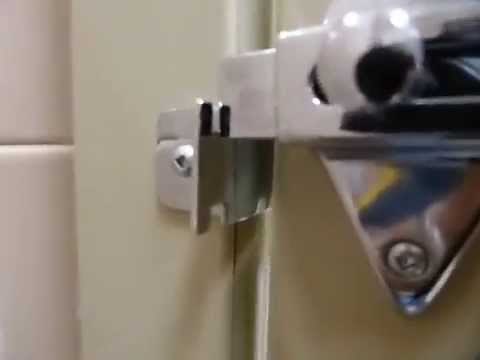 Washroom door lock fix