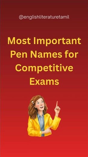 Most Important Pen Names of English Writers #youtubeshorts #englishliterature #ugcnetenglish
