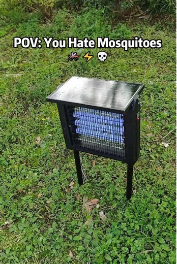 ✨ This #SolarBugZapper changed how I get rid of mosquitoes—You need one! 🦟 #zapper #KahlaTech #BackyardHack #BugFree