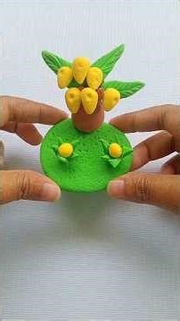 clay tree making #diy #foryou #clay #handmade #shortvideo #shorts