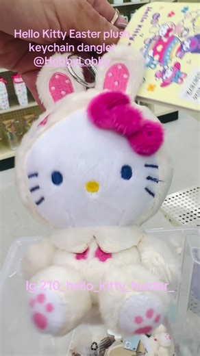 Hello Kitty Easter Plush Keychain Dangler Find