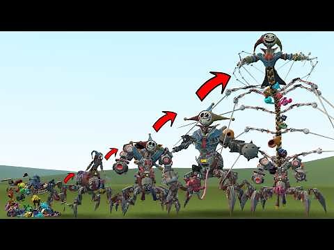 NEW EVOLUTION OF ALL PHASES 1-5 ULTIMATE PROTOTYPE POPPY PLAYTIME CHAPTER 5 In Garry's Mod!