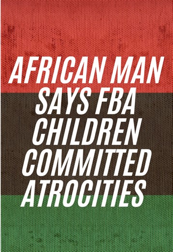 African man says Foundational Black American children committed atrocities. Via @MisterEther #tethersoftiktok #foundationalblackamerican #panafricanism #tiktoklive #delineation
