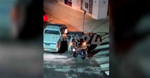 Ηράκλειο: Καταδίωξη μεθυσμένου οδηγού - Η στιγμή της σύλληψης