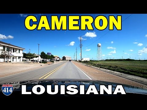 Driving through Cameron, Louisiana 2019