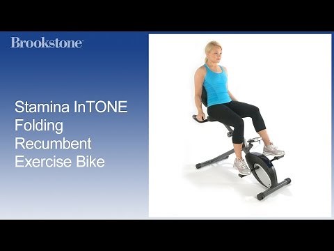 Stamina InTONE Folding Recumbent Exercise Bike