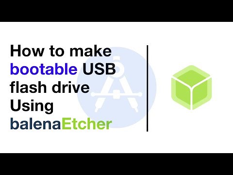 How to create a bootable USB with balenaEtcher in Windows