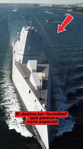 El destructor “invisible” que parece nave espacial #Curiocidades #fypシ | Historias con Katherine