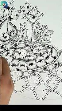 Day9 ~ Inktober Tangles 2025 ~ 'Lilife'