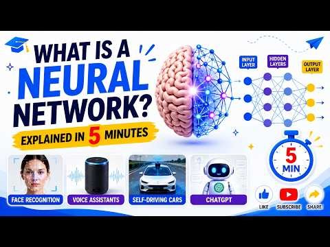 Neural Networks for Beginners | Explained in 5 Minutes | The Brain Behind AI