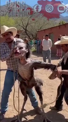 Witch in mid-transformation...😨