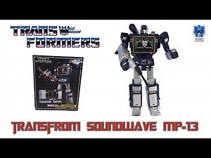 How to transform Masterpiece Soundwave MP13 KO - Transformers